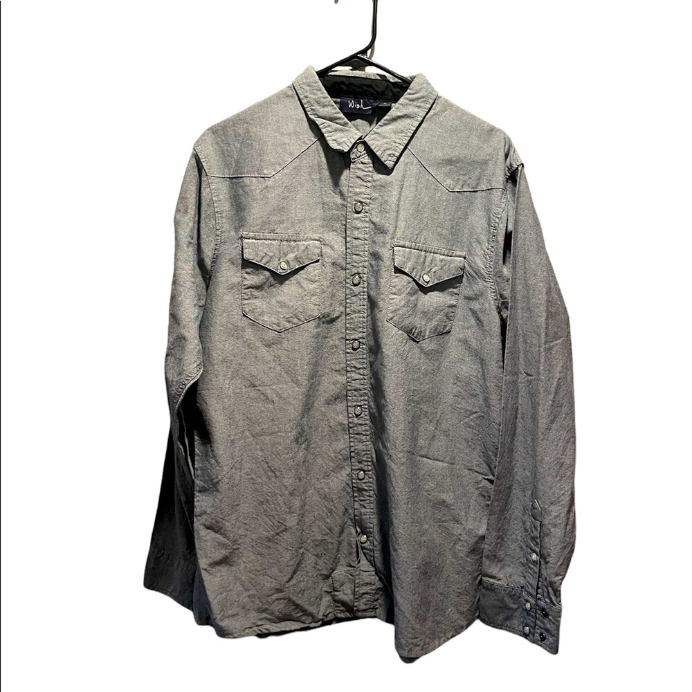 Wish SNAP closure Mens Casual Dress Shirt